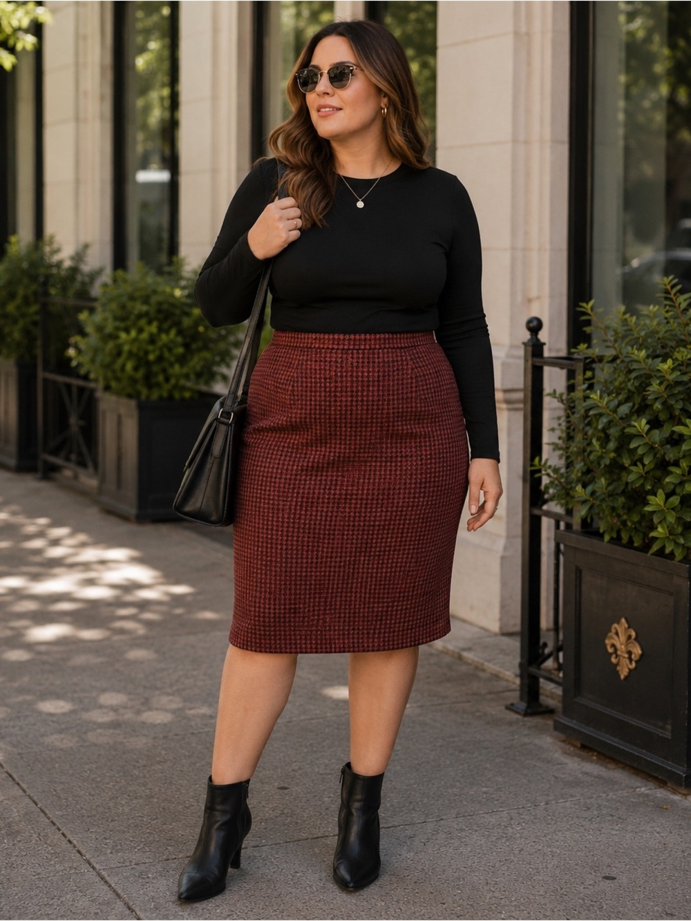 talbots tweed pencil skirt made in USA Sep sale